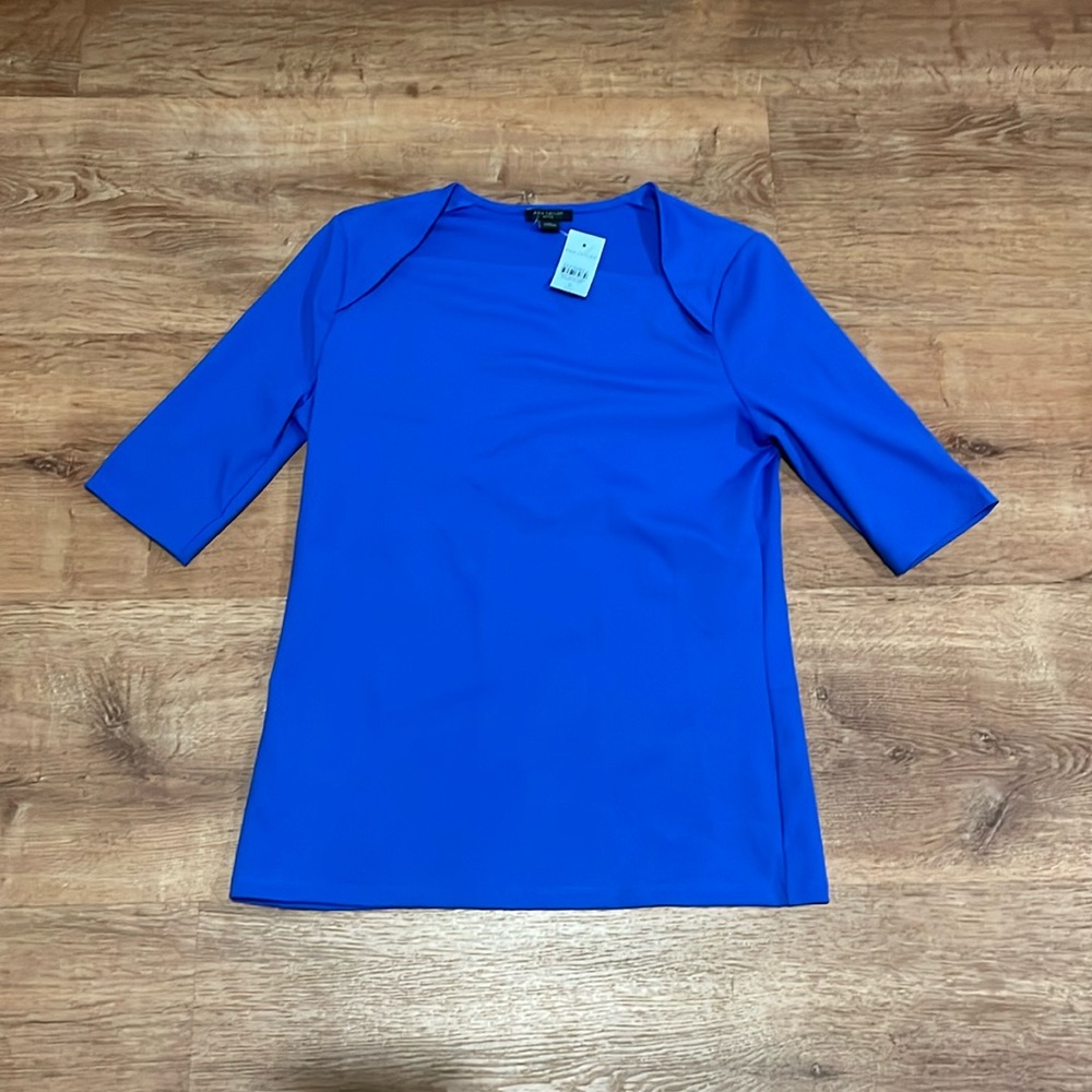 NWT Ann Taylor Petite Elbow Sleeve Top Small